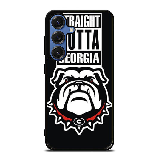 GEORGIA BULLDOGS UGA STRAIGHT OUTTA Samsung S25 Ultra Case