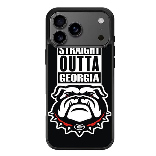 GEORGIA BULLDOGS UGA STRAIGHT OUTTA iPhone 17 Pro Max Case