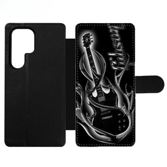 GIBSON GUITAR BACK Wallet Samsung Case