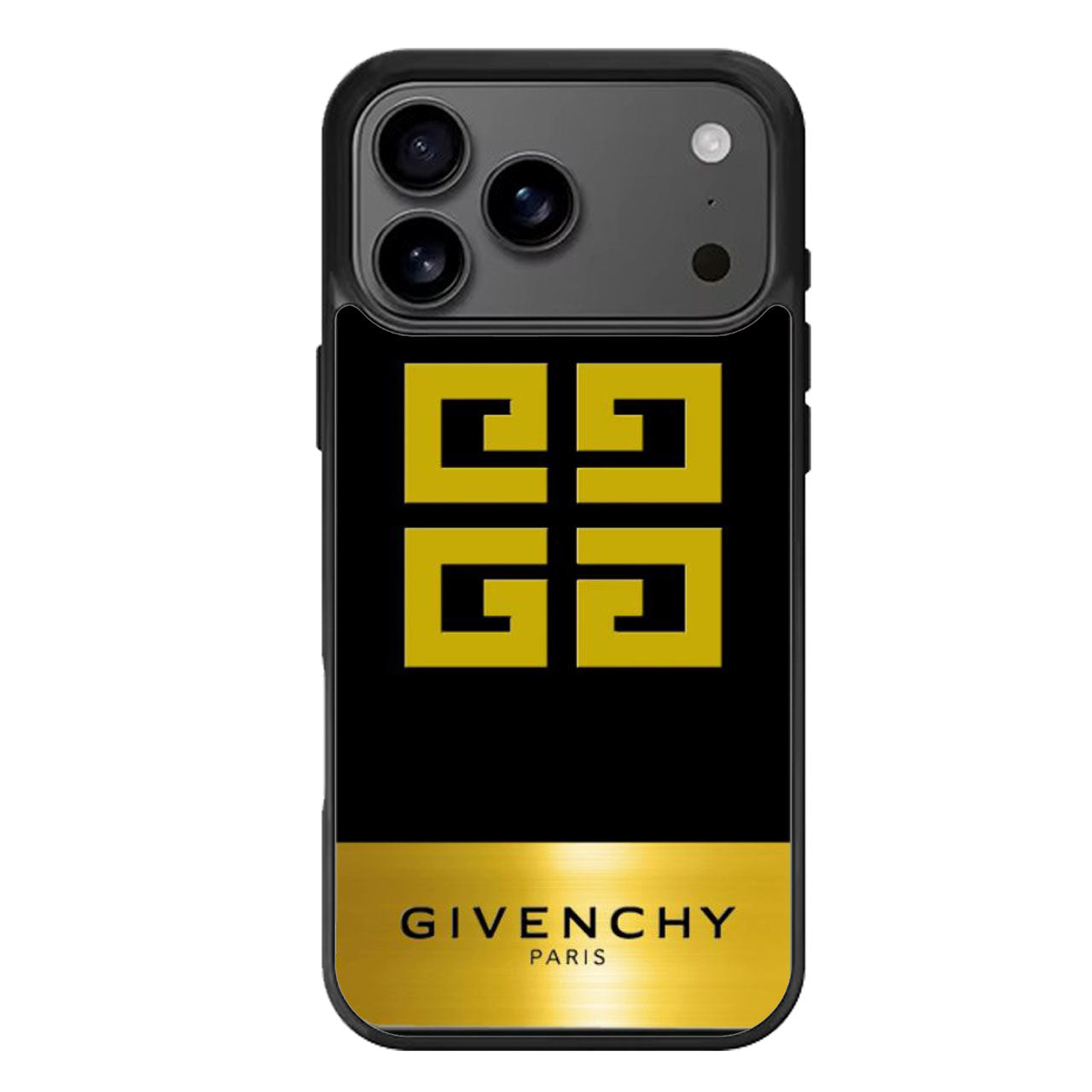 GIvenchy Black Gold iPhone 17 Pro Max Case