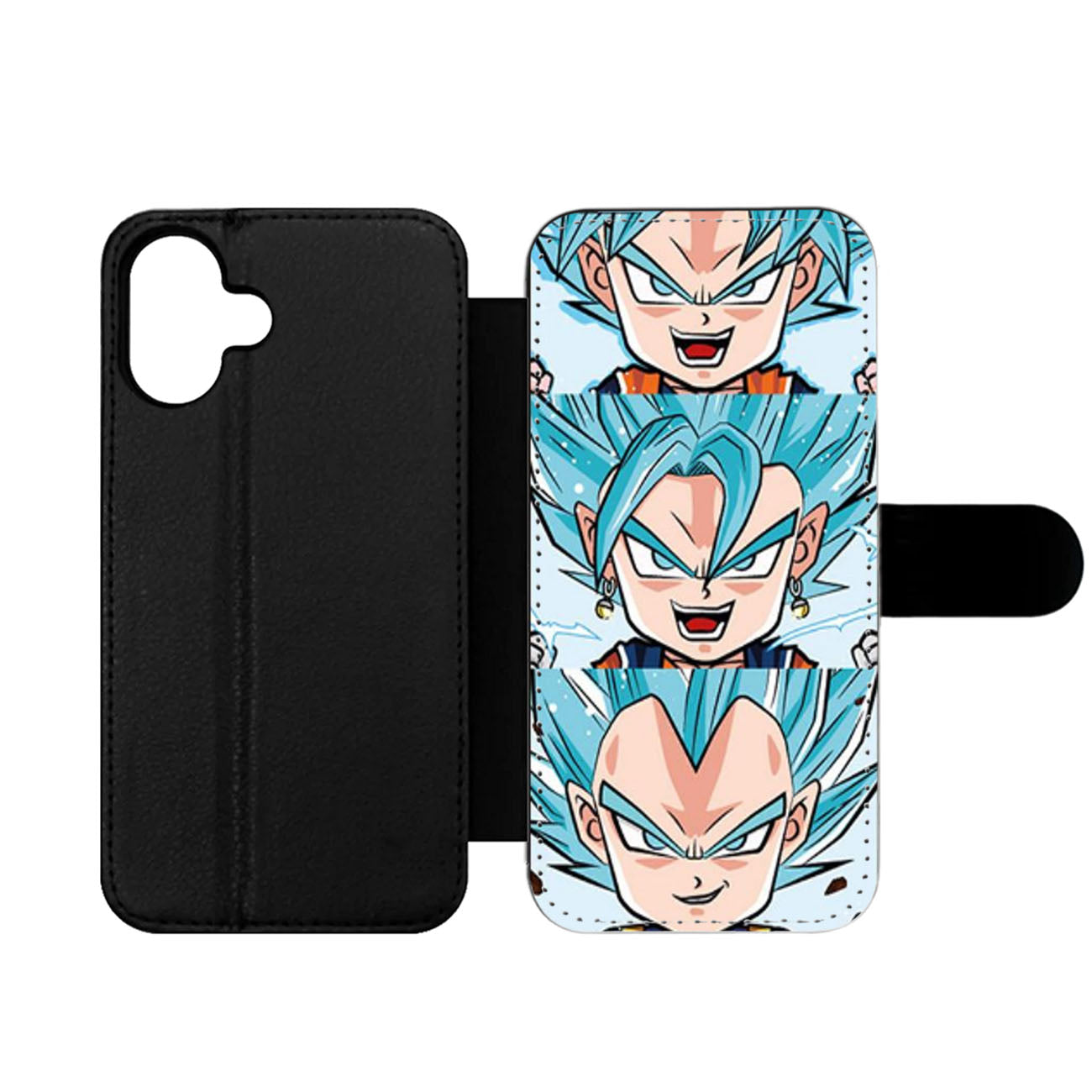 GOKU AND VEGETA CUTE DRAGON BALL Wallet iPhone Case