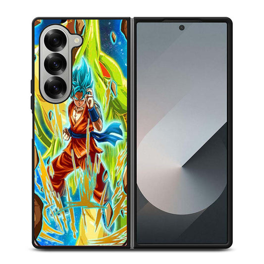GOKU SAIYAN BLUE DRAGON BALL Samsung Z Fold 6 Case