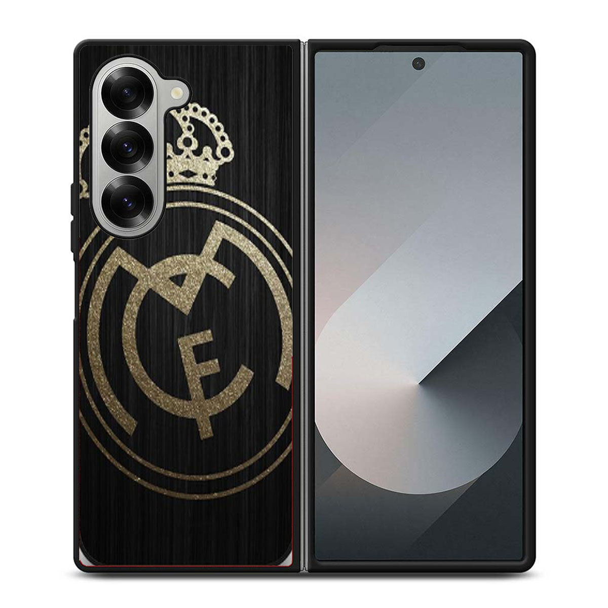 GOLD REAL MADRID LOGO Samsung Z Fold 6 Case