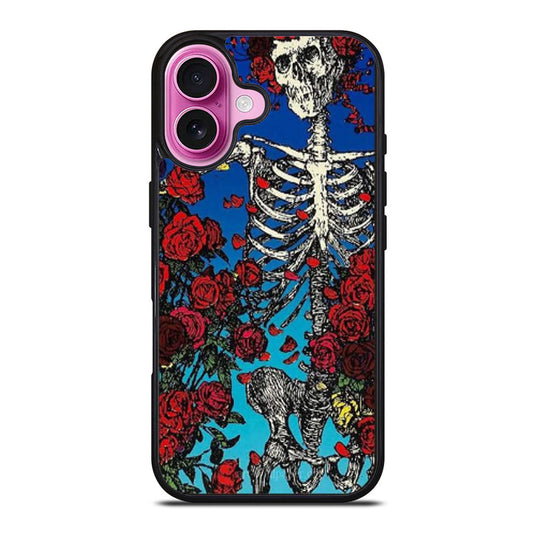 GRATEFUL DEAD SKULL AND ROSE iPhone Case Cover