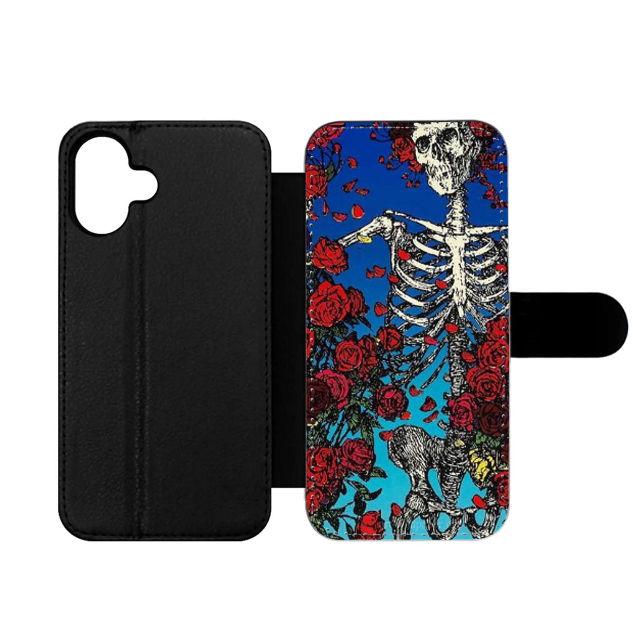 GRATEFUL DEAD SKULL AND ROSE Wallet iPhone Case