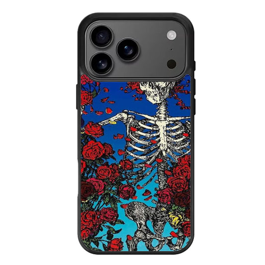 GRATEFUL DEAD SKULL AND ROSE iPhone 17 Pro Max Case