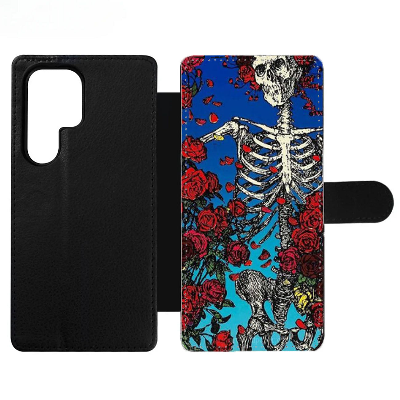 GRATEFUL DEAD SKULL AND ROSE Wallet Samsung Case