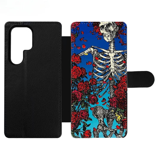 GRATEFUL DEAD SKULL AND ROSE Wallet Samsung Case