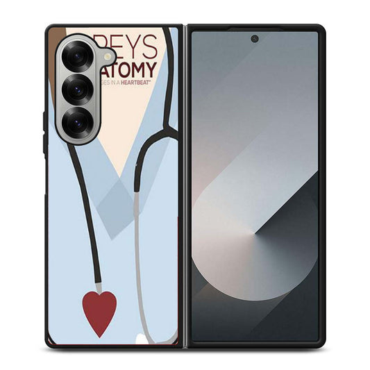 GREYS ANATOMY HEARTBEAT Samsung Z Fold 6 Case