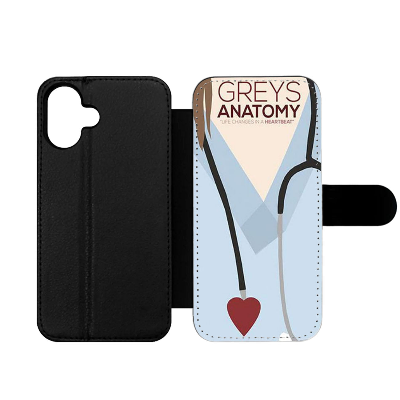 GREYS ANATOMY HEARTBEAT Wallet iPhone Case