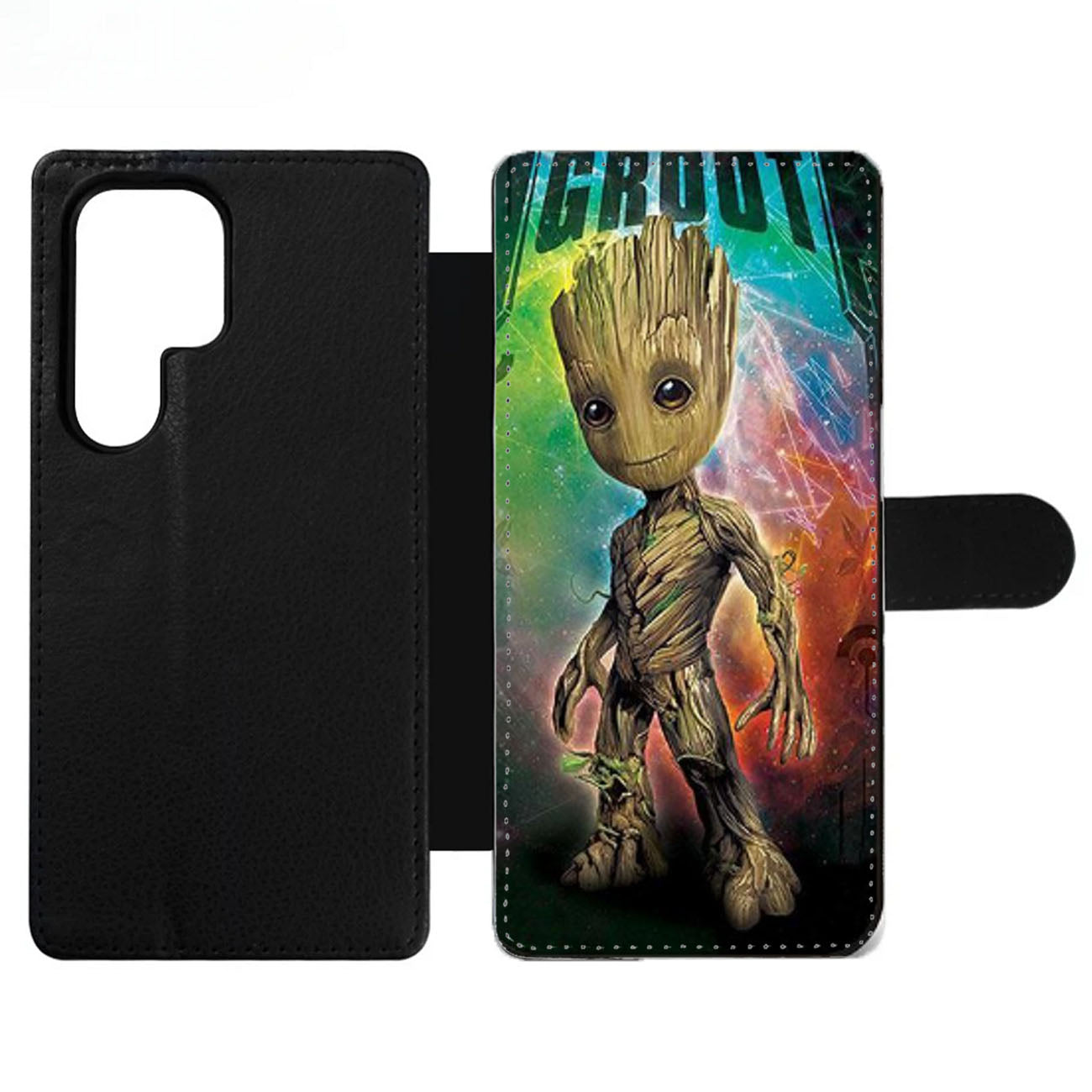 GUARDIAN OF THE GALAXY BABY GROOT Wallet Samsung Case