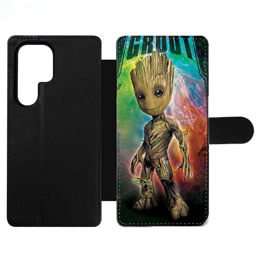 GUARDIAN OF THE GALAXY BABY GROOT Wallet Samsung Case