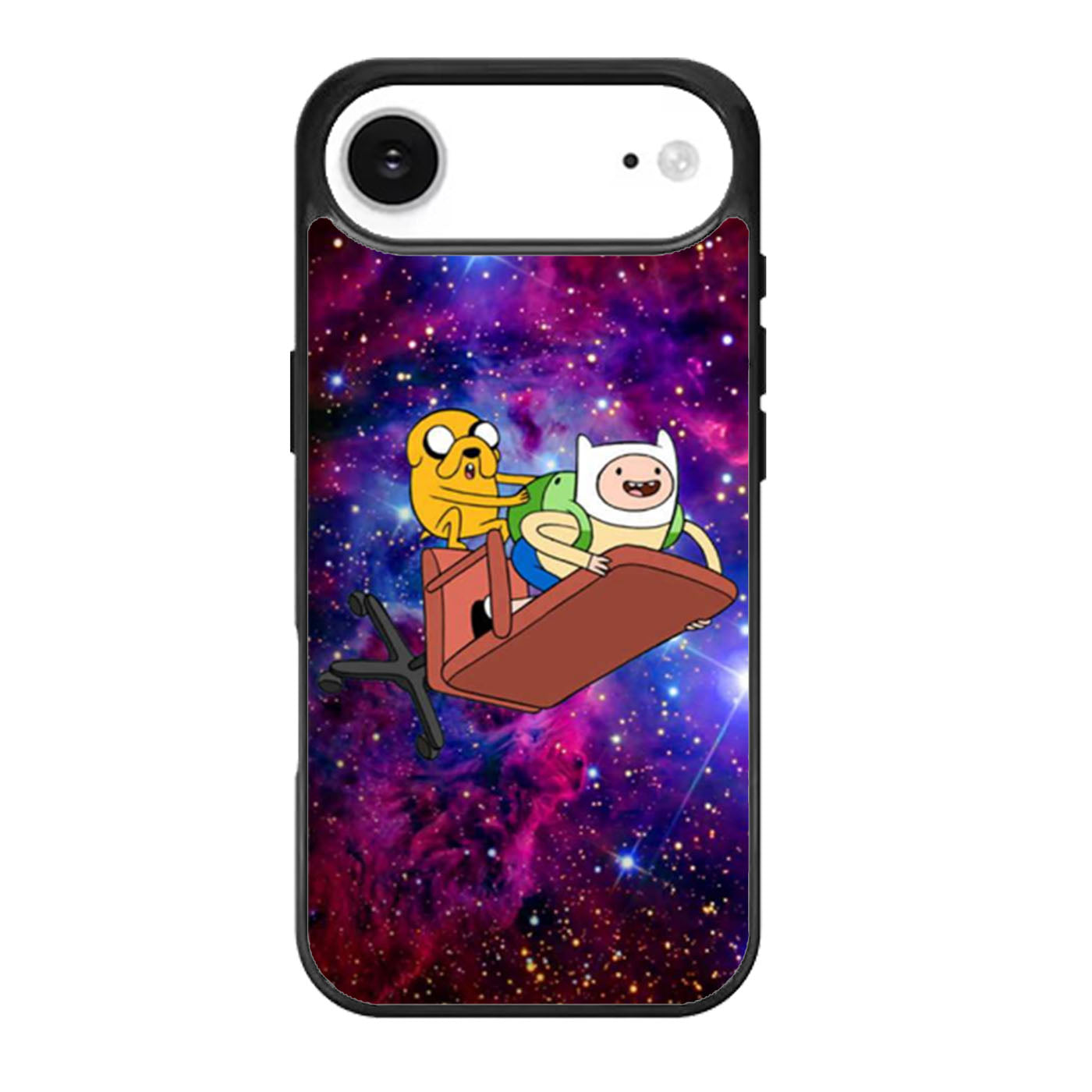 Galaxy Nebula Finn and Jake Four iPhone Air Case