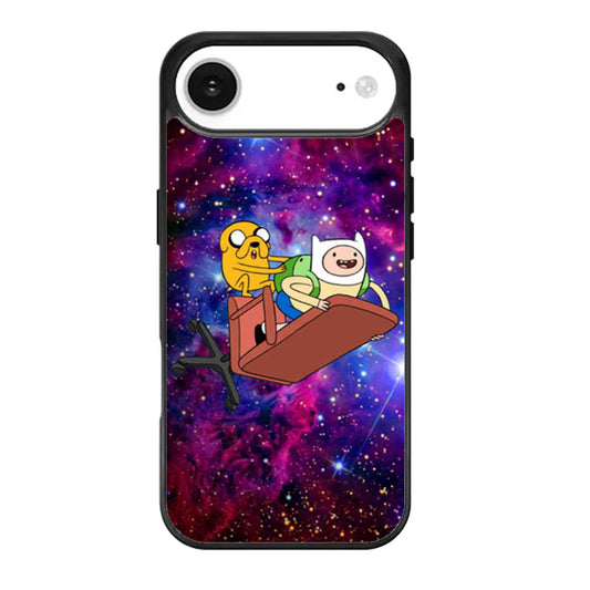 Galaxy Nebula Finn and Jake Four iPhone Air Case