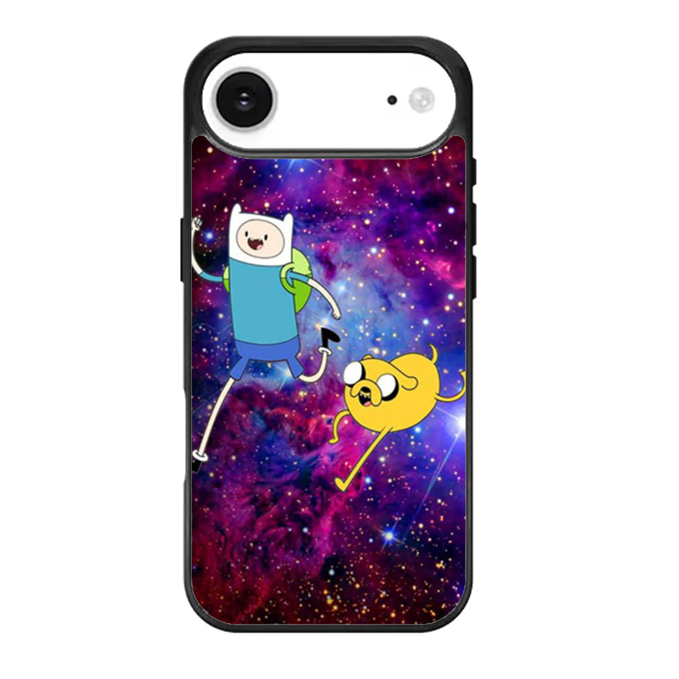 Galaxy Nebula Finn and Jake Three iPhone Air Case