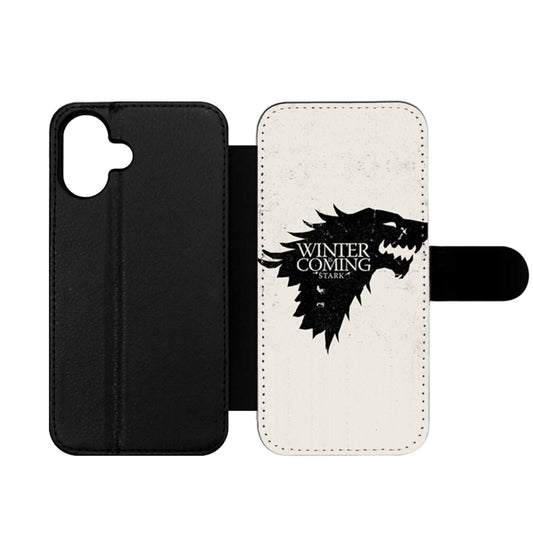 Game Of Thrones Stark Winter Is Coming Wallet iPhone Case