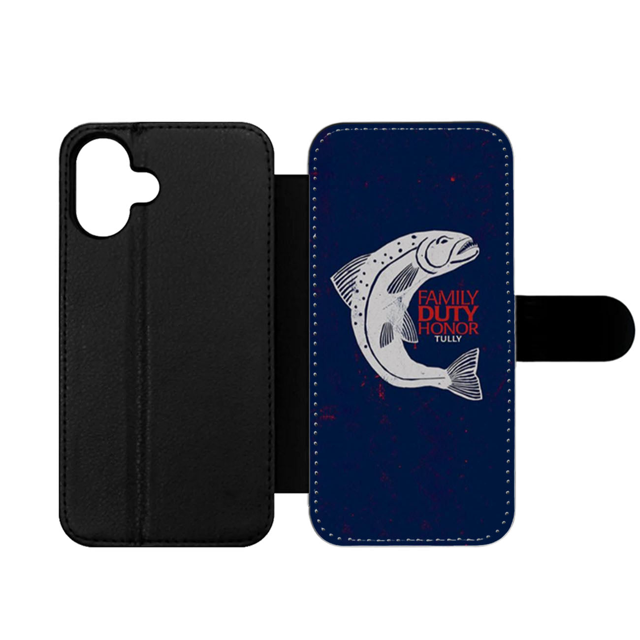 Game Of Thrones Tully Family Duty Honor Wallet iPhone Case