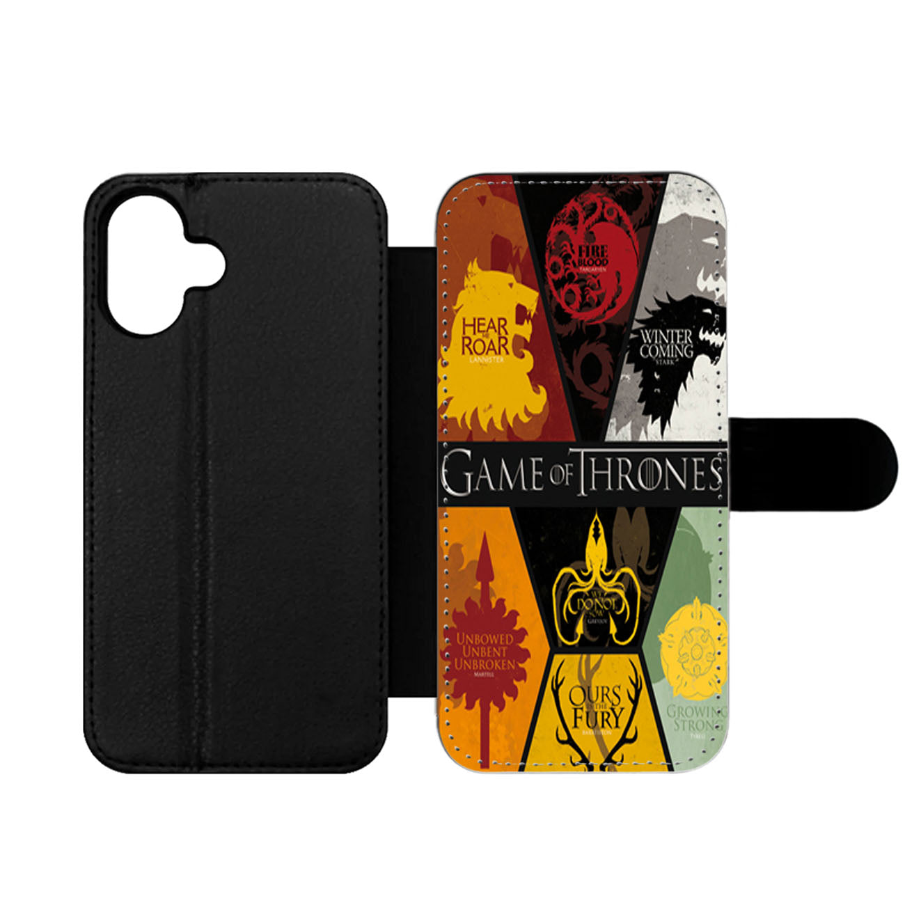 Game of Thrones House Sigils Television Wallet iPhone Case