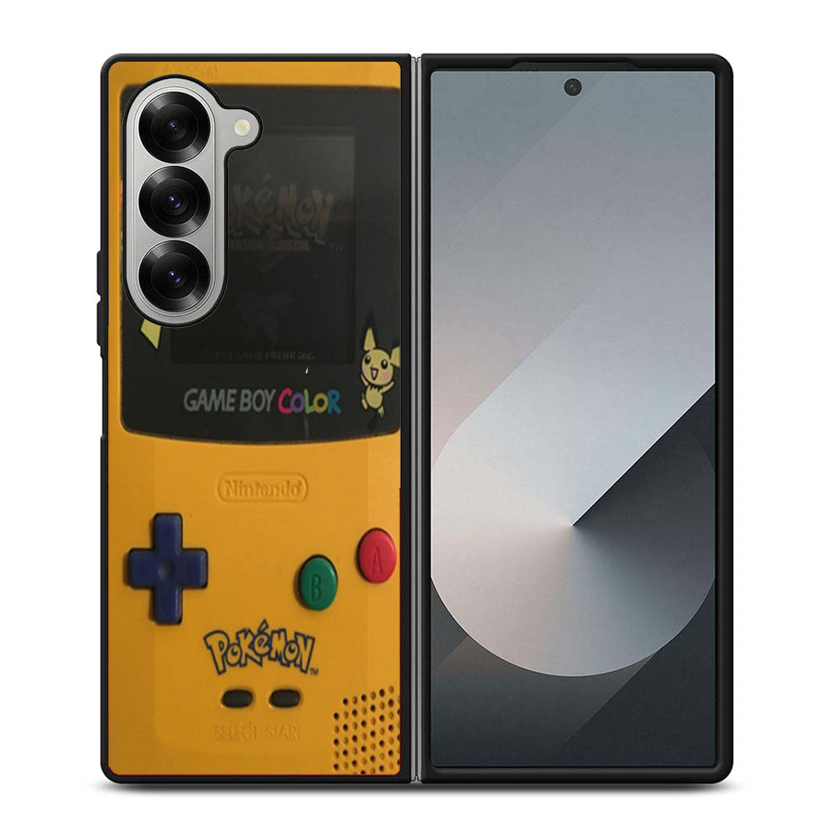 Gameboy Color Pokemon Edition Samsung Z Fold 6 Case