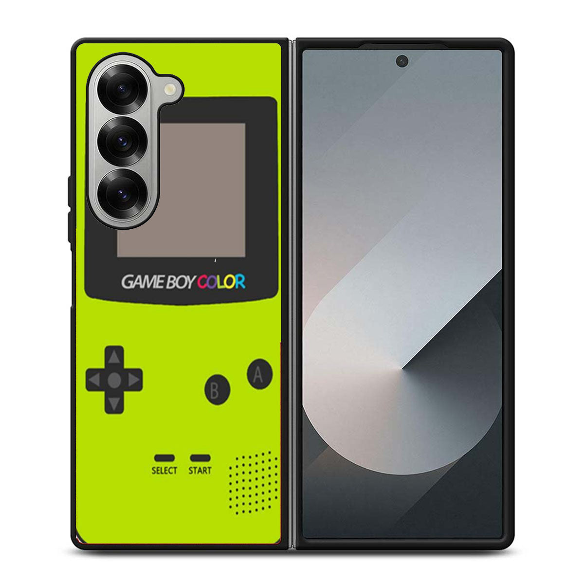 Gameboy Green Color Samsung Z Fold 6 Case