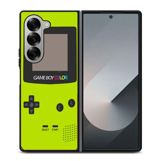 Gameboy Green Color Samsung Z Fold 6 Case
