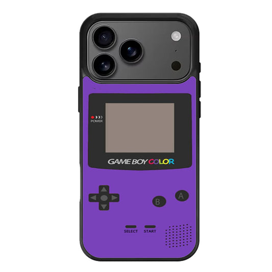Gameboy Purple Color iPhone 17 Pro Max Case