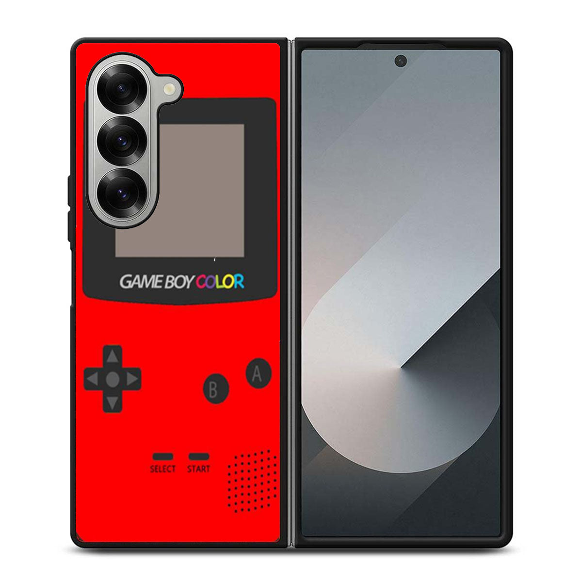 Gameboy Red Color Samsung Z Fold 6 Case