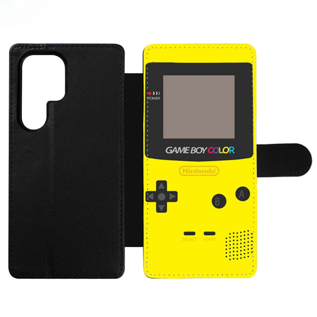 Gameboy Yellow Color Wallet Samsung Case