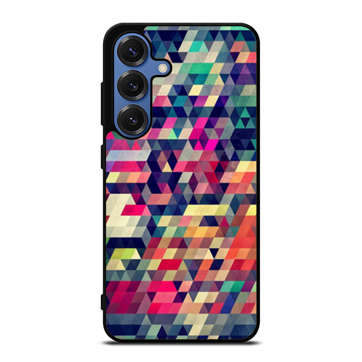 Geometric Colorful Polygonal Art Samsung S25 Ultra Case