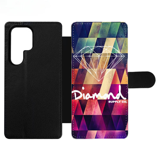 Geometric Diamond Supply Co Wallet Samsung Case
