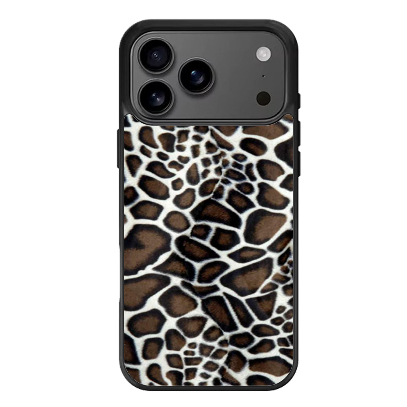 Giraffe Skin Pattern Texture iPhone 17 Pro Max Case