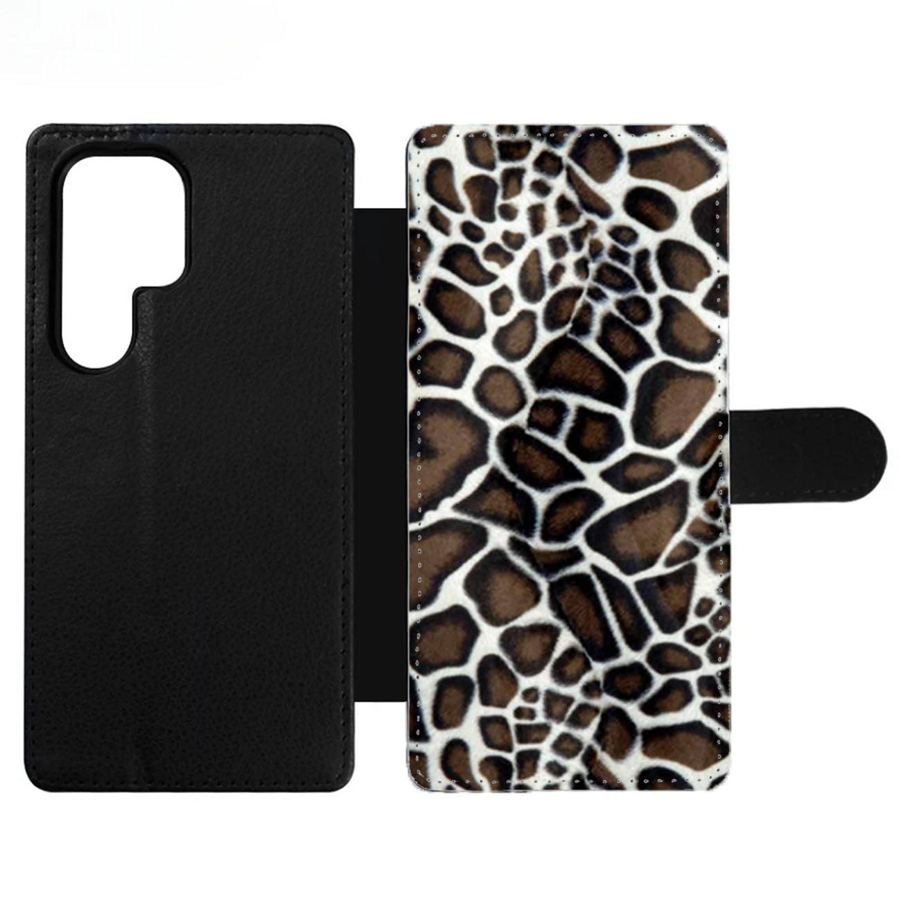 Giraffe Skin Pattern Texture Wallet Samsung Case