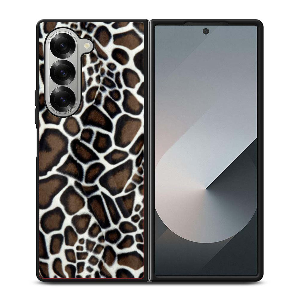 Giraffe Skin Pattern Texture Samsung Z Fold 6 Case