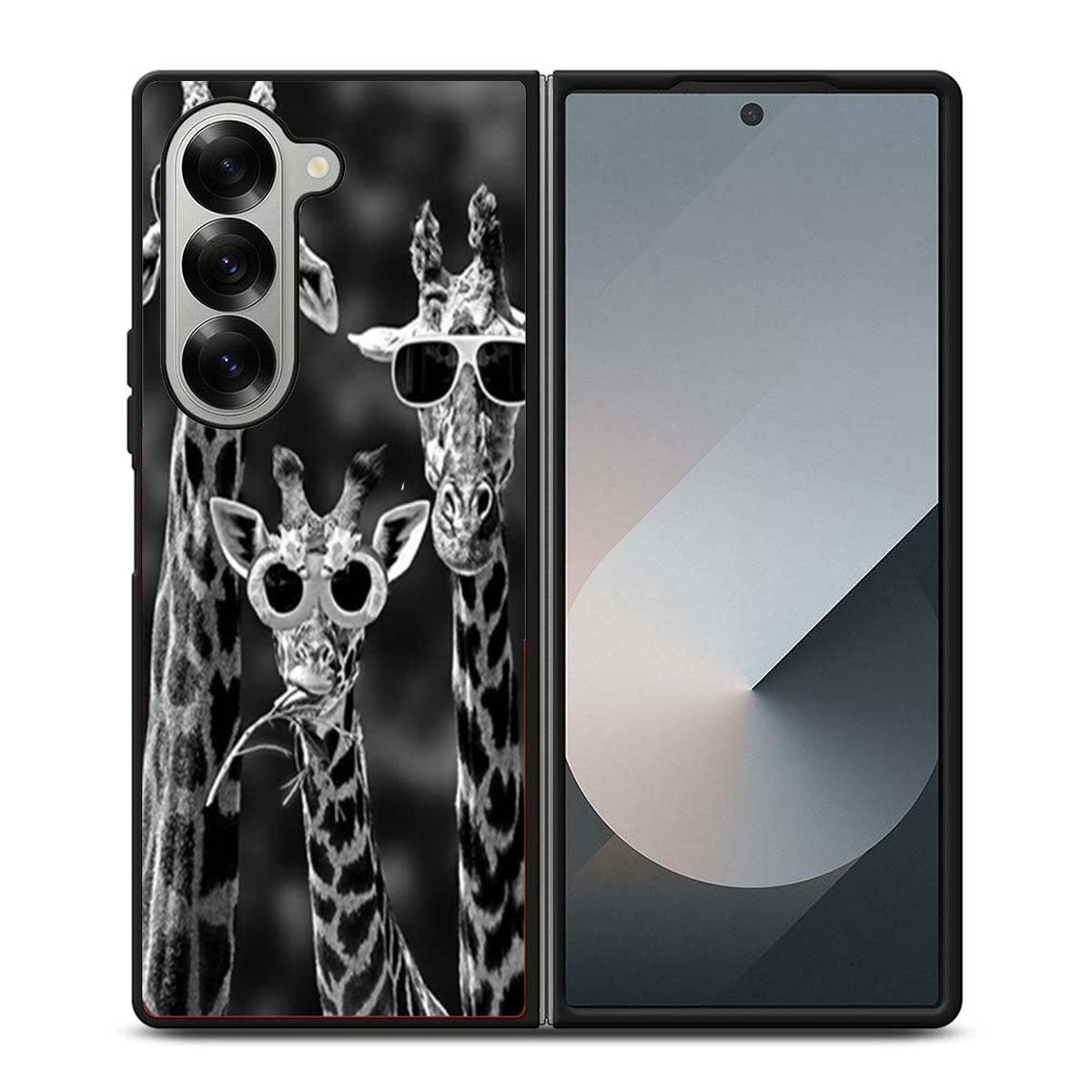 Giraffe Sunglasses Samsung Z Fold 6 Case