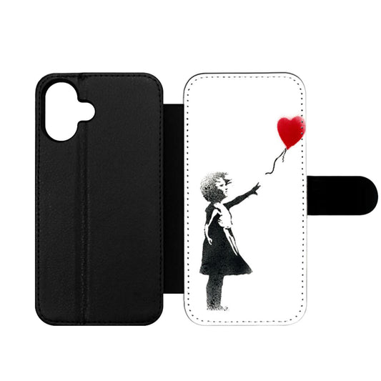 Girl With Balloon Wallet iPhone Case