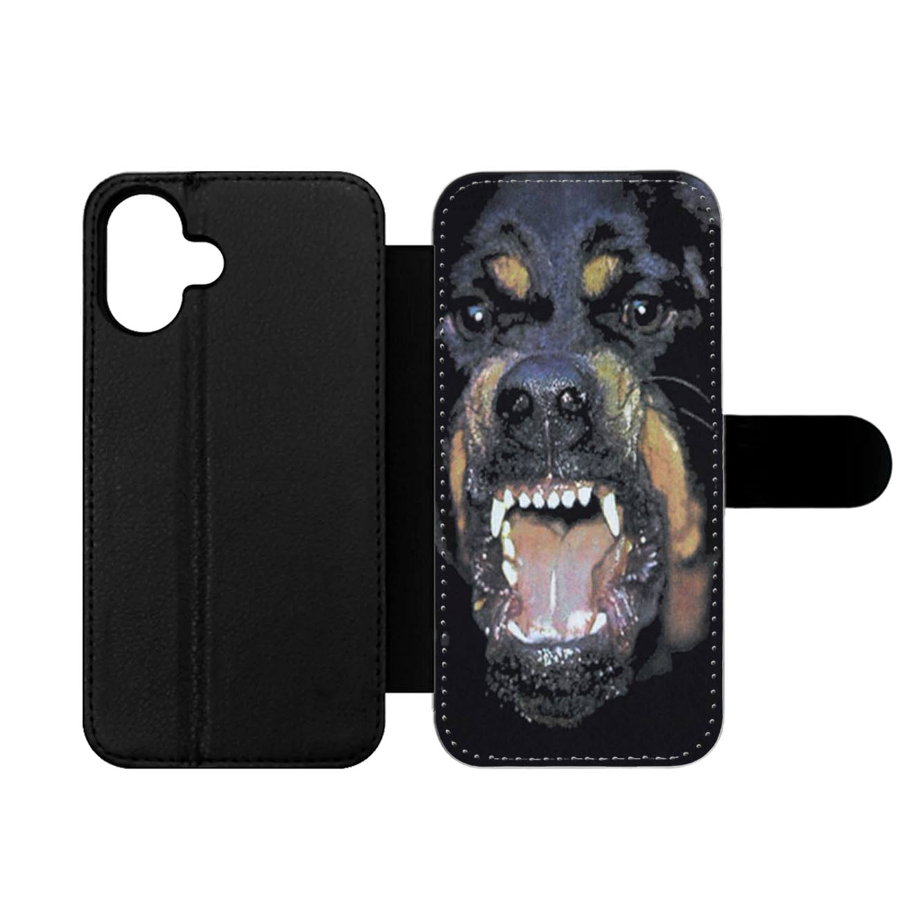 Givenchy Rottweiler Black Wallet iPhone Case