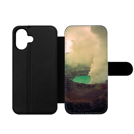 Glacial Mountain Lake Wallet iPhone Case