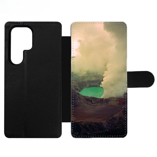 Glacial Mountain Lake Wallet Samsung Case