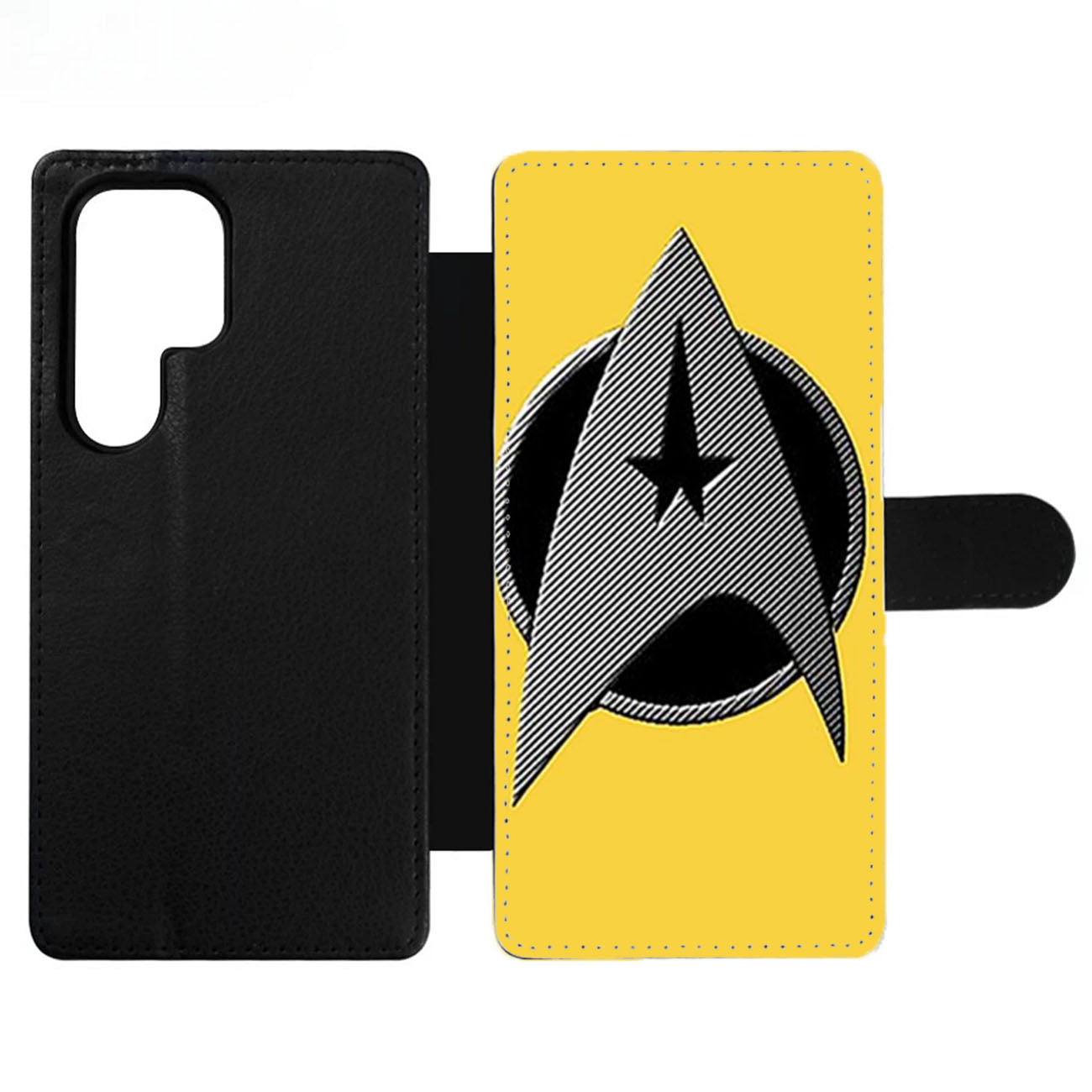 Gold Star Trek Logo Wallet Samsung Case