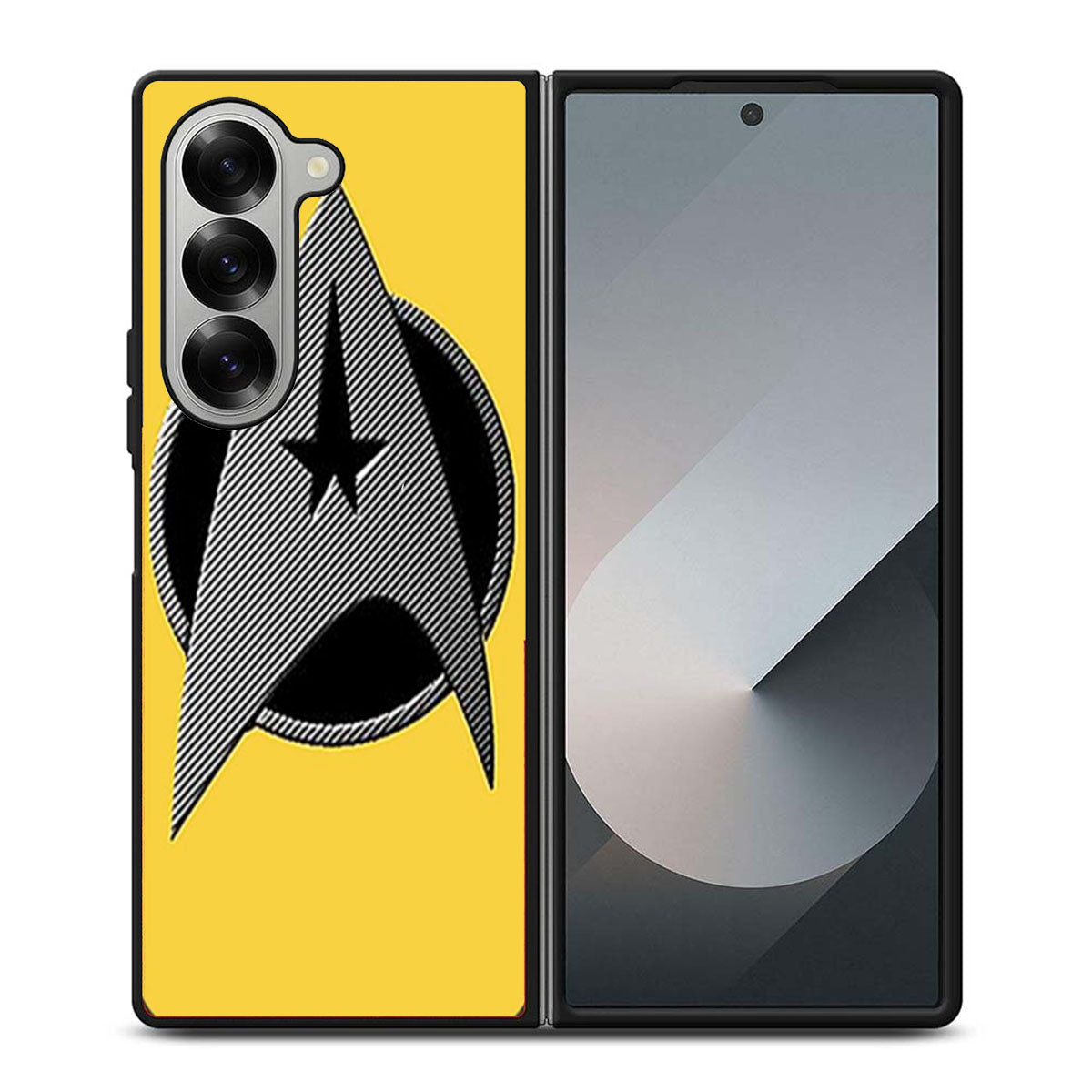 Gold Star Trek Logo Samsung Z Fold 6 Case