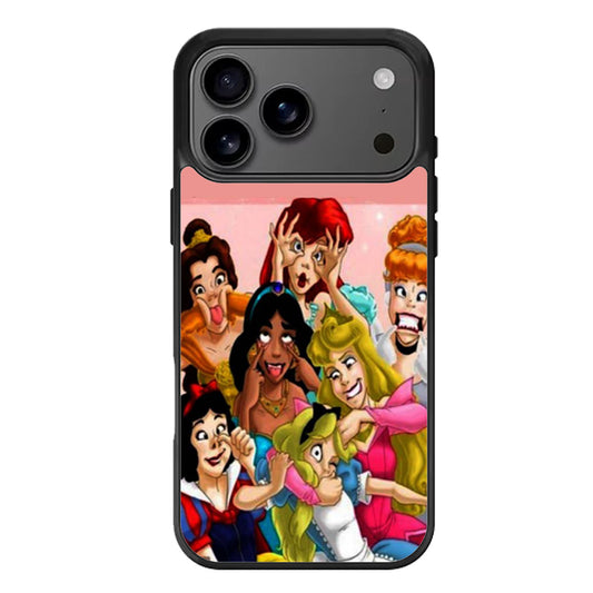 Goofy Disney Princesses iPhone 17 Pro Max Case