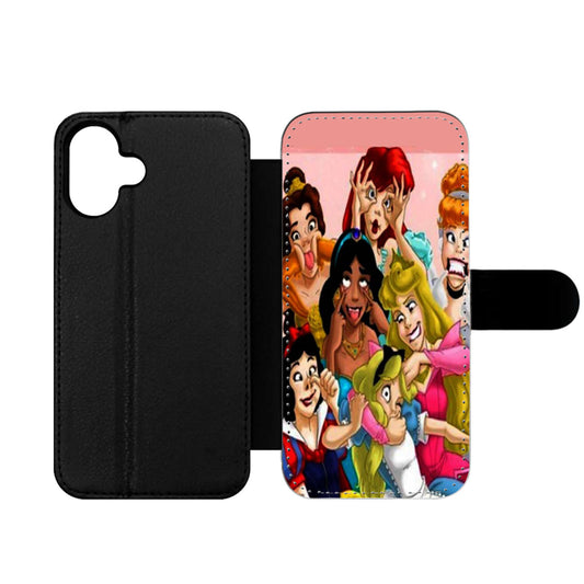 Goofy Disney Princesses Wallet iPhone Case
