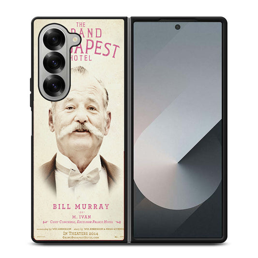 Grand Budapest Hotel Bill Murray Samsung Z Fold 6 Case