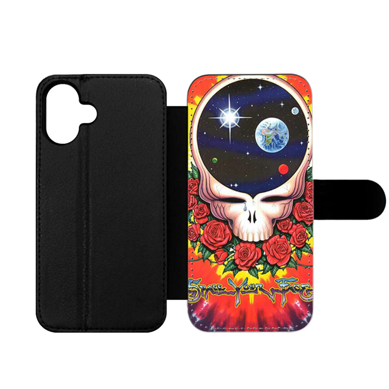 Grateful Dead Space Your Face Wallet iPhone Case