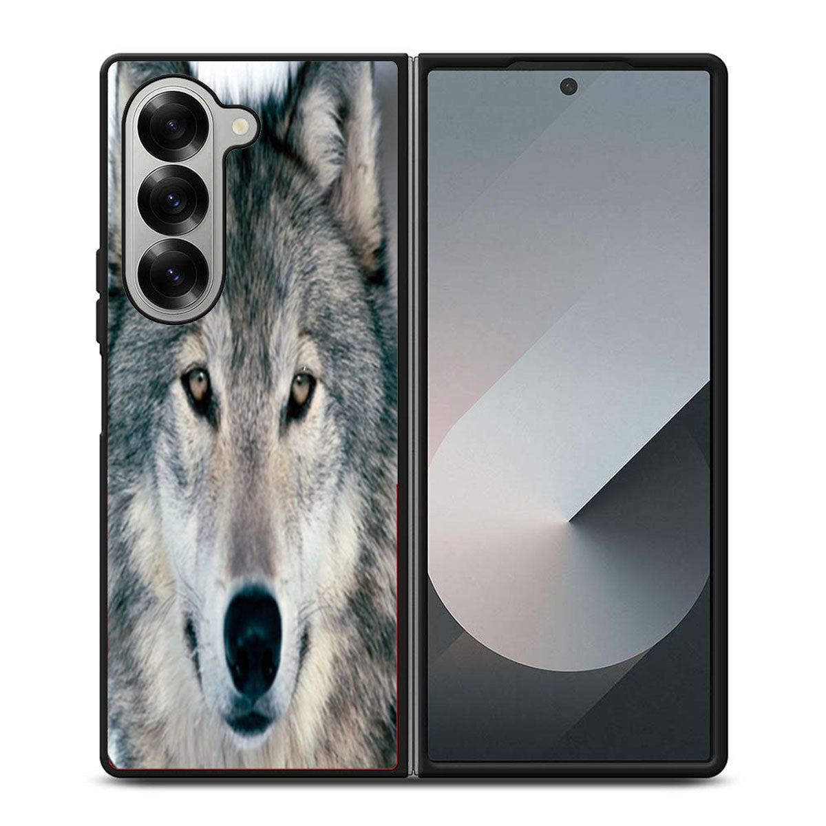 Gray Wolf Samsung Z Fold 6 Case
