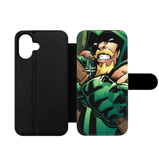 Green Arrow Oliver Queen Wallet iPhone Case