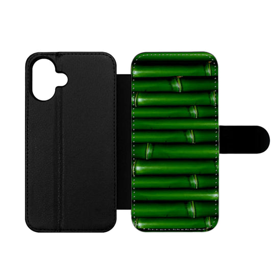 Green Bamboo Wallet iPhone Case