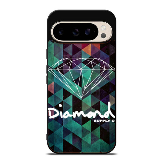 Green Diamond Geometric Google Pixel 9 Pro Case