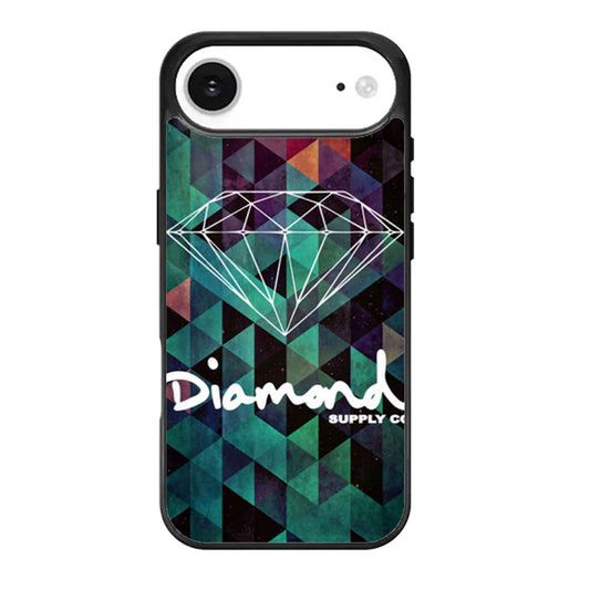 Green Diamond Geometric iPhone Air Case