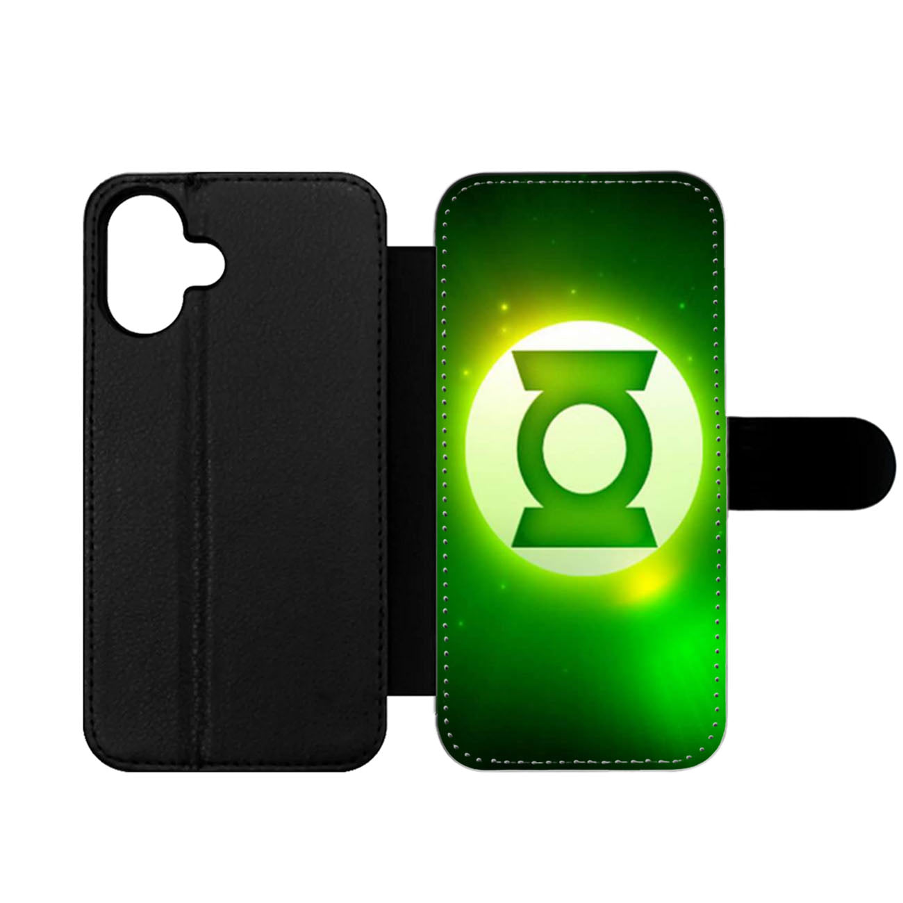 Green Lantern Ring Logo Wallet iPhone Case